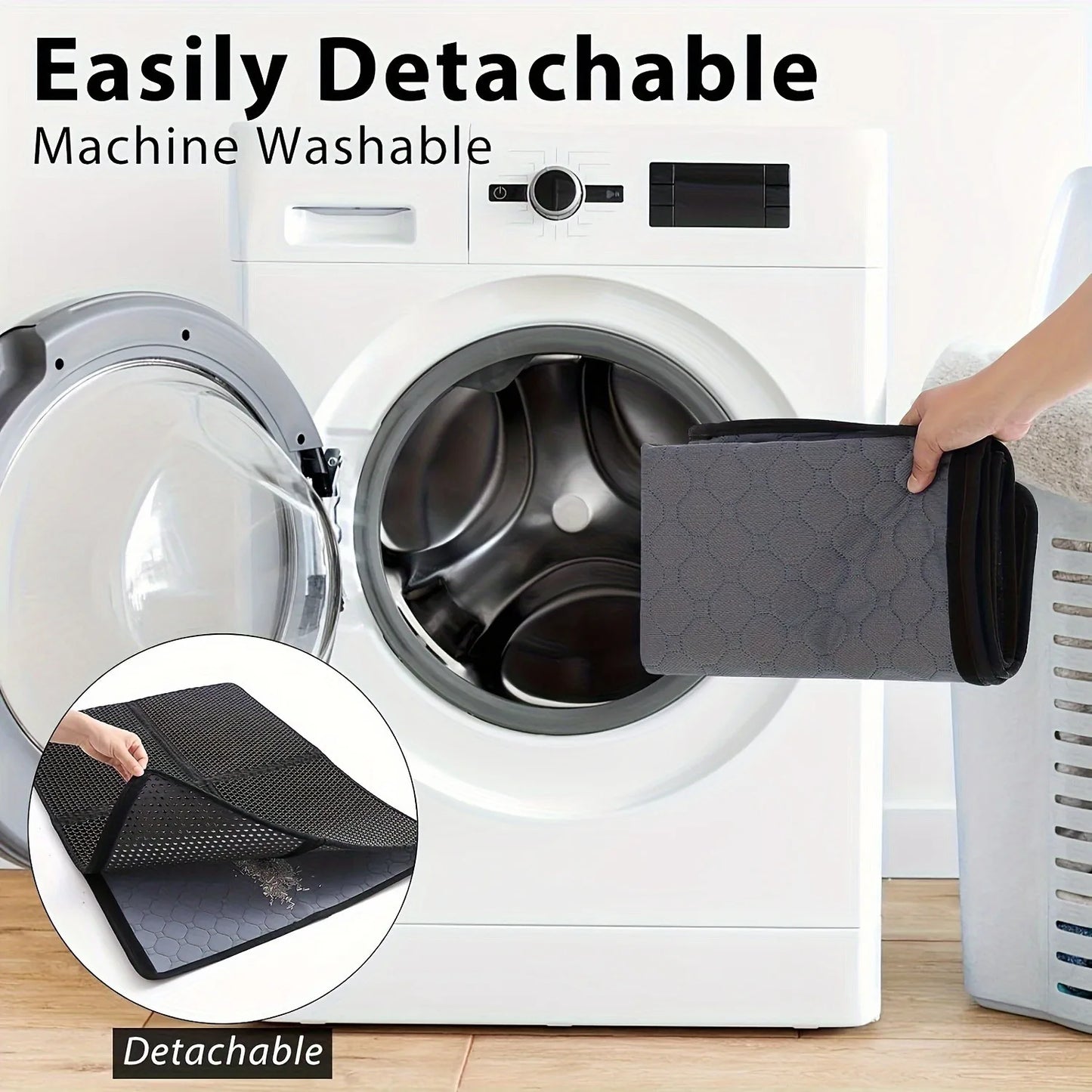 Double Layer Cat Litter Mat – Waterproof & Urine Proof