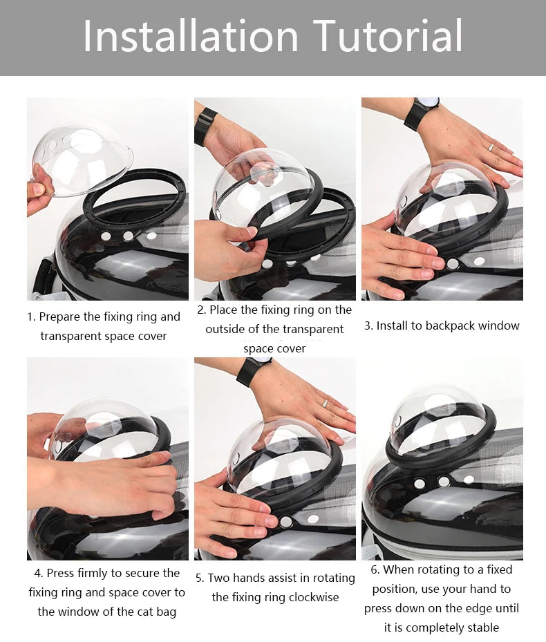 Breathable Cat & Dog Travel Backpack