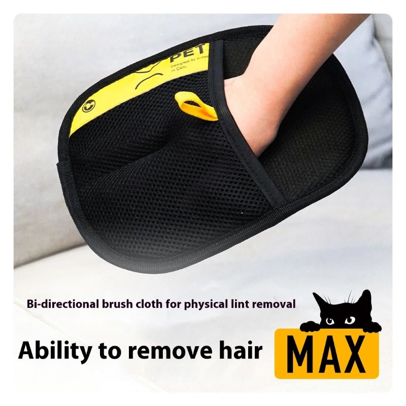 Double-Sided Pet Grooming Gloves